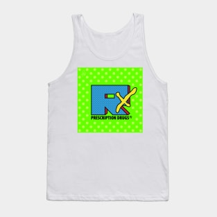 Pharmacy Pop Art 80s 90s MTV Parody Tank Top